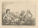 Money Lenders, Thomas Rowlandson  British, Etching