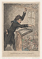 An Essay on the Sublime & Beautiful, Thomas Rowlandson British, Hand-colored etching