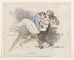 Love, Thomas Rowlandson  British, Hand-colored etching