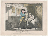 A Cully Pillag'd, Thomas Rowlandson British, Hand-colored etching