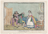 Introduction, Thomas Rowlandson British, Hand-colored etching