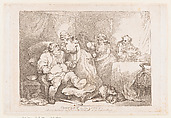 Comfort in the Gout, Thomas Rowlandson  British, Hand-colored etching