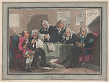 Botheration, Samuel Alken British, Hand-colored etching