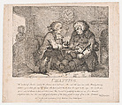 Chatting (Picturesque Beauties of Boswell, Part the First), Thomas Rowlandson  British, Etching