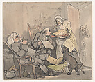 The Tithe Pig, Anonymous, British British, Hand-colored etching