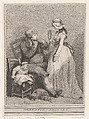 Domestic Shaving, Thomas Rowlandson  British, Stippled etching