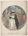 Love and Learning, or the Oxford Scholar, Benjamin Smith  British, Hand-colored etching