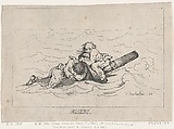 Misery, Thomas Rowlandson British, Etching