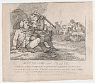 Scottifying the Palate (Picturesque Beauties of Boswell, Part the First), Thomas Rowlandson  British, Etching