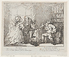 Bozzy and Madame Piozzi (Frontispiece, "Bozzy and Piozzi" by Peter Pindar), Thomas Rowlandson  British, Engraving