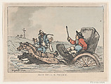 John Bull in France, Thomas Rowlandson  British, Hand-colored etching and aquatint