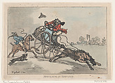 Monsieur in England, Thomas Rowlandson  British, Hand-colored etching and aquatint