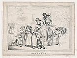 The Pea Cart, Thomas Rowlandson  British, Etching