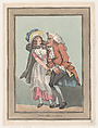 Lust and Avarice, Thomas Rowlandson  British, Hand-colored etching