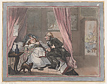 The Triumph of Hypocrisy, Thomas Rowlandson  British, Hand-colored stippled etching and aquatint