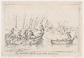 The Modern Egbert, or The King of Kings
, Thomas Rowlandson  British, Etching