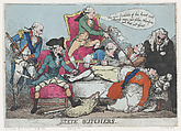 State Butchers, Thomas Rowlandson  British, Hand-colored etching