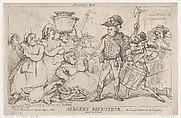 Sergent Recruteur, Thomas Rowlandson  British, Etching