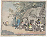 The Post Horse (from The Life of a Racehourse, or The High-Mettled Racer), Thomas Rowlandson British, Hand-colored etching and aquatint