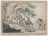 The Hunter (from The Life of a Racehourse, or The High-Mettled Racer), Thomas Rowlandson  British, Hand-colored etching and aquatint