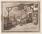 Crawley (An Excursion to Brighthelmstone), Thomas Rowlandson  British, Etching and aquatint