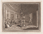 Saloon at the Marine Pavillion (An Excursion to Brighthelmstone), Thomas Rowlandson  British, Etching and aquatint