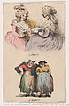 St. James's and St. Giles's, Thomas Rowlandson  British, Hand-colored etching