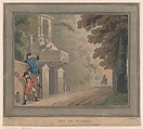 Art of Scaling, Samuel Alken British, Hand-colored etching and aquatint