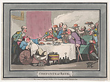 Comforts of Bath, Plate 9, Thomas Rowlandson  British, Hand-colored etching and aquatint