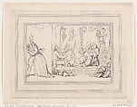 Comforts of Bath, Plate 6, Thomas Rowlandson British, Etching