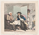 The Gull and the Rook, Thomas Rowlandson  British, Hand-colored etching