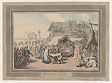 Between Heats [The Course], Thomas Rowlandson  British, Hand-colored etching and aquatint