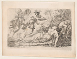 Perseus and the Sleeping Medusa, Alexander Runciman British, Scottish, Etching