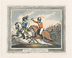 Cut One and Bridle Arm Protect, Thomas Rowlandson British, Hand-colored etching and aquatint