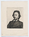 Portrait of Vilhelm Hammershøi, Peter Ilsted Danish, Etching