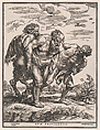 The March of Silenus, Christoffel Jegher  Flemish, Woodcut