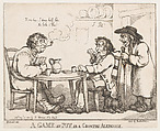 A Game at Put in a Country Alehouse, Thomas Rowlandson British, Etching