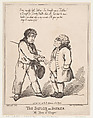 The Sailor and Banker, or the Firm in Danger, Thomas Rowlandson  British, Etching