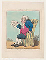 Bad Speculation, Thomas Rowlandson  British, Hand-colored etching