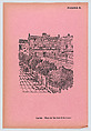 Page 6: the Plaza of San Juan de los Lagos, from '36 Grabados' (Mexico, 1943), José Guadalupe Posada  Mexican, Zincograph on pink paper