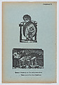 Page 7: a young girl with a face on her bottom (having two faces), a mother who gave birth to three diabolical beings, from '36 Grabados' (Mexico, 1943), José Guadalupe Posada  Mexican, Type-metal engraving on green paper
