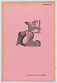 Page 17: a woman falling to her knees, from '36 Grabados' (Mexico, 1943), José Guadalupe Posada  Mexican, Type-metal  engraving on pink paper