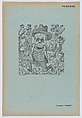 Page 19: a criminal calavera terrifying people, from '36 Grabados' (Mexico, 1943), José Guadalupe Posada  Mexican, Zincograph on green paper