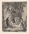 Adoration of the Shepherds, Jan Lievens Dutch, Etching; second state