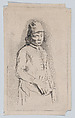 Portrait of a boy, Anonymous, Etching