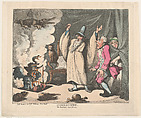 Humbugging, or Raising the Devil, Thomas Rowlandson British, Hand-colored etching and aquatint