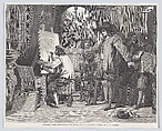 Sebastian Gomez Discovered by His Master Murillo, At Work, from "Illustrated London News", Walter George Mason  British, Wood engraving