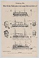 Wer ist der Schrecken der engl. Handelsflotte?, M. Herzog & Company German, Commercial lithograph