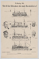 Wer ist der Schrecken der engl. Handelsflotte?, M. Herzog & Company German, Commercial lithograph