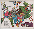 Europäische Keilerei, Junos  German, Commercial color lithograph